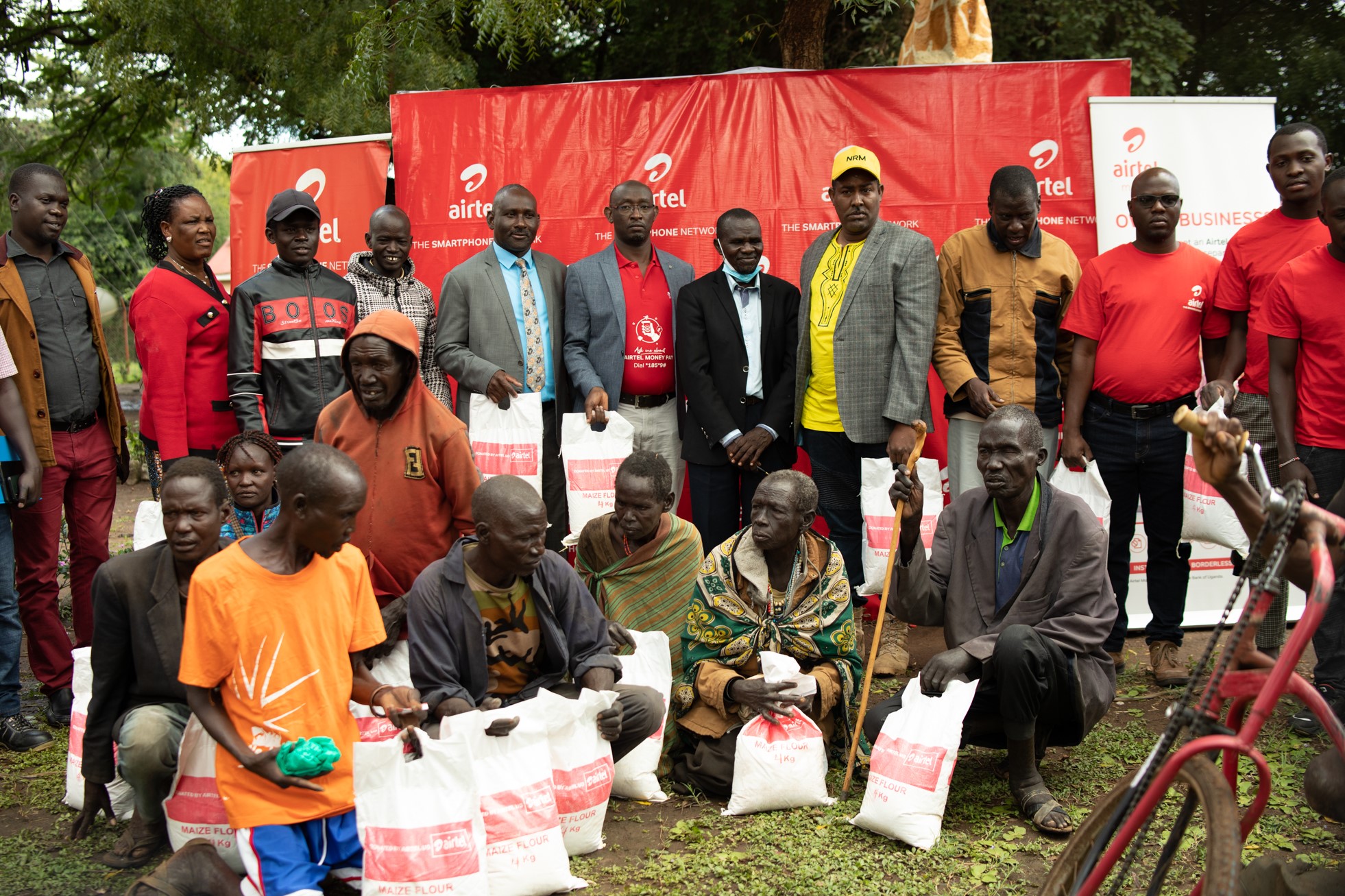 Airtel Uganda Hands Over Food Relief Items to 2,000 Households in the Karamoja Region